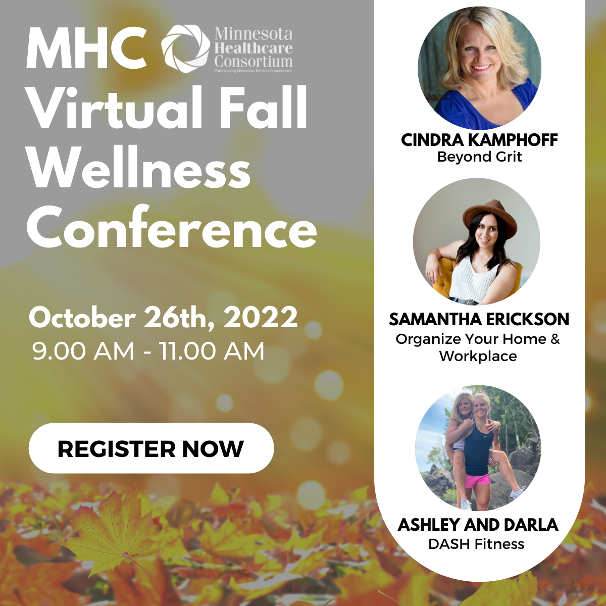 MHC Fall WELLNESS CONFERENCE     I     October 26, 2022